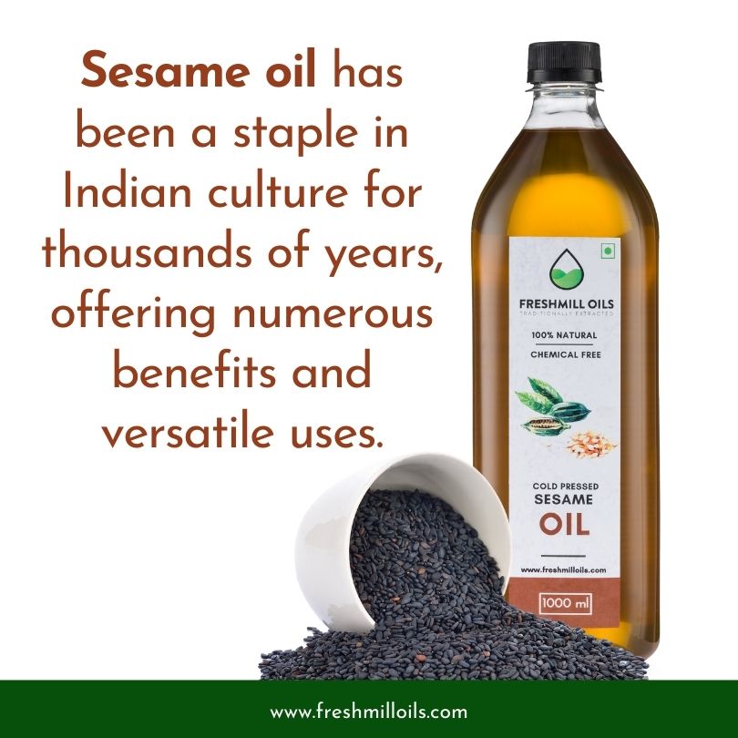 Cold Pressed Sesame Oil