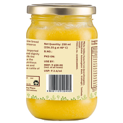 Agna A2 Desi Cow Ghee - Hand Churned from Curd