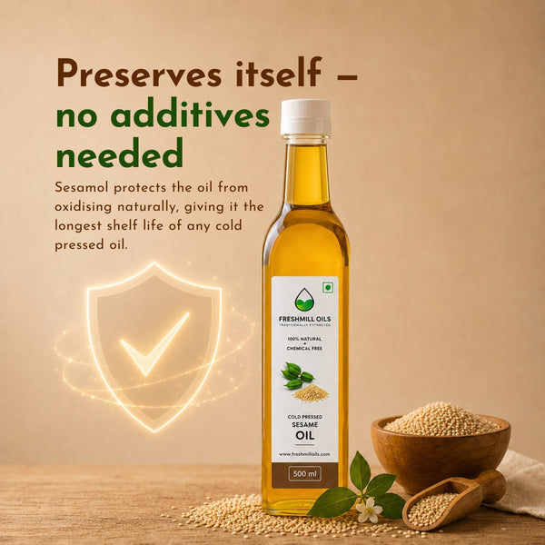 Cold Pressed Sesame Oil benefit 5