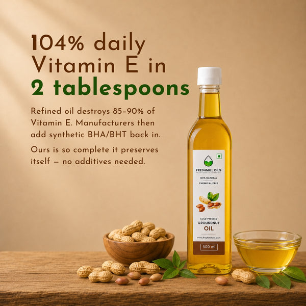 Cold Pressed Groundnut Oil benefit 3