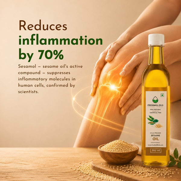Cold Pressed Sesame Oil benefit 2