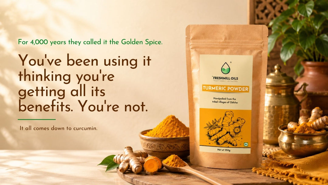 High Curcumin Turmeric Powder banner