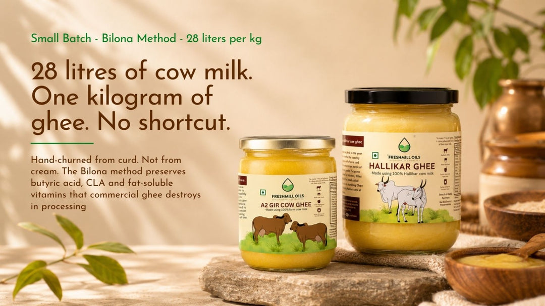 Agna A2 Desi Cow Ghee - Hand Churned from Curd banner