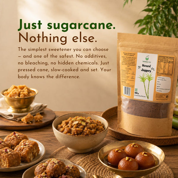 Natural Jaggery (Unrefined cane sugar) benefit 2