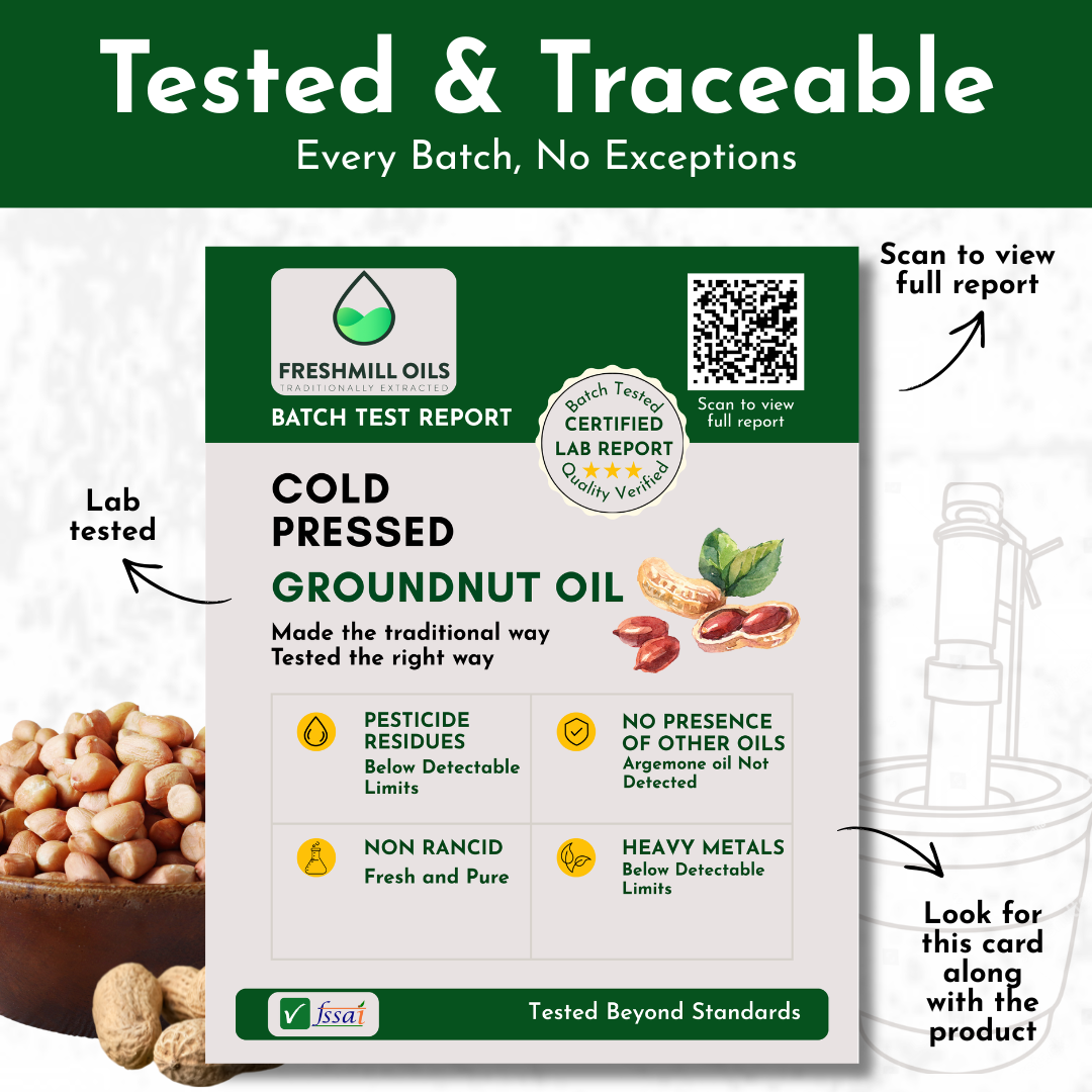 Cold Pressed Groundnut Oil