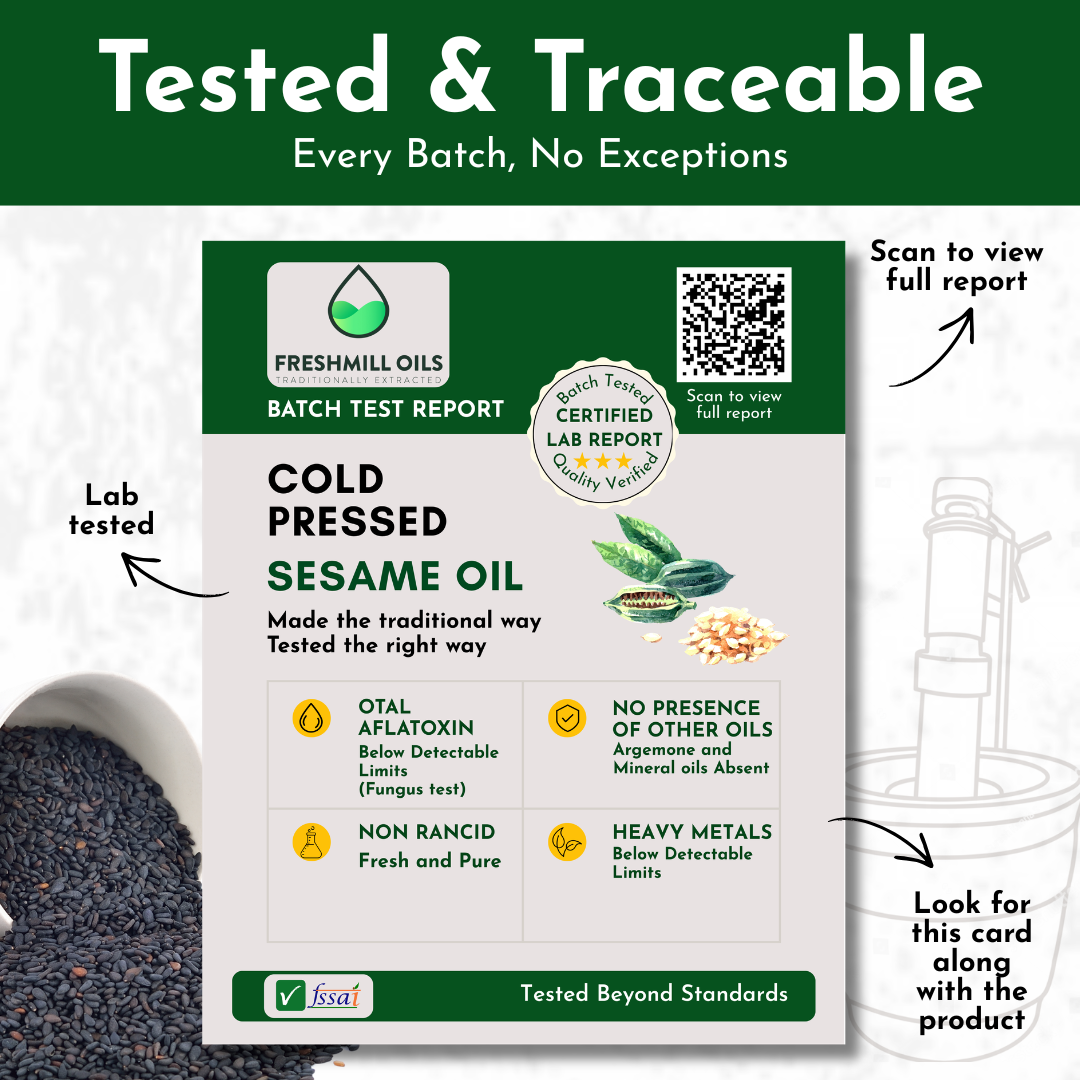 Cold Pressed Sesame Oil