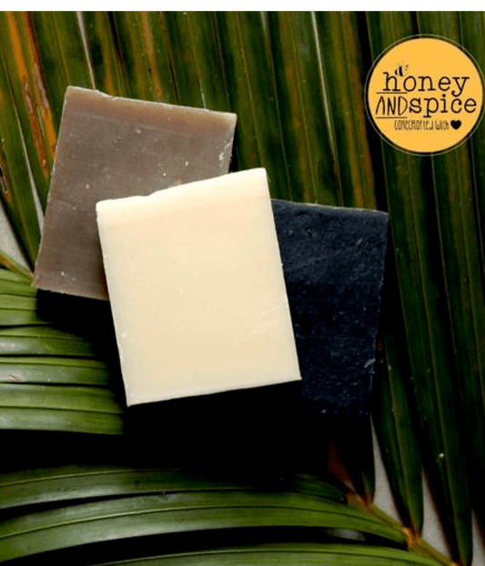 Coconut oil soap bars - pack of 3