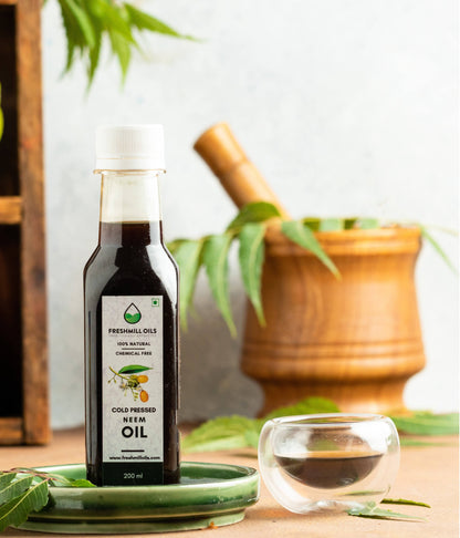 Cold Pressed Neem Oil, 200ml