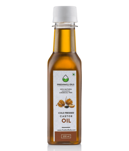 Pure Cold Pressed Castor Oil, 200ml