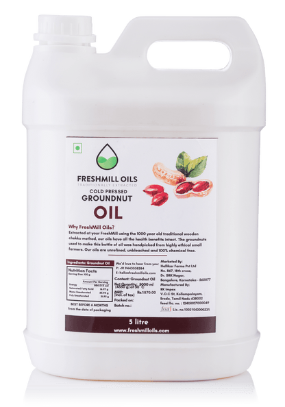 Cold Pressed Groundnut Oil