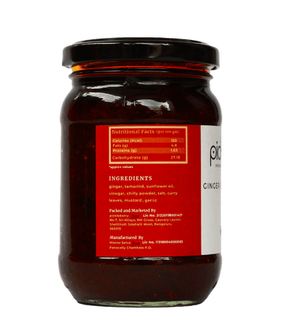 Pickleberry Homemade Ginger and Tamarind Pickle