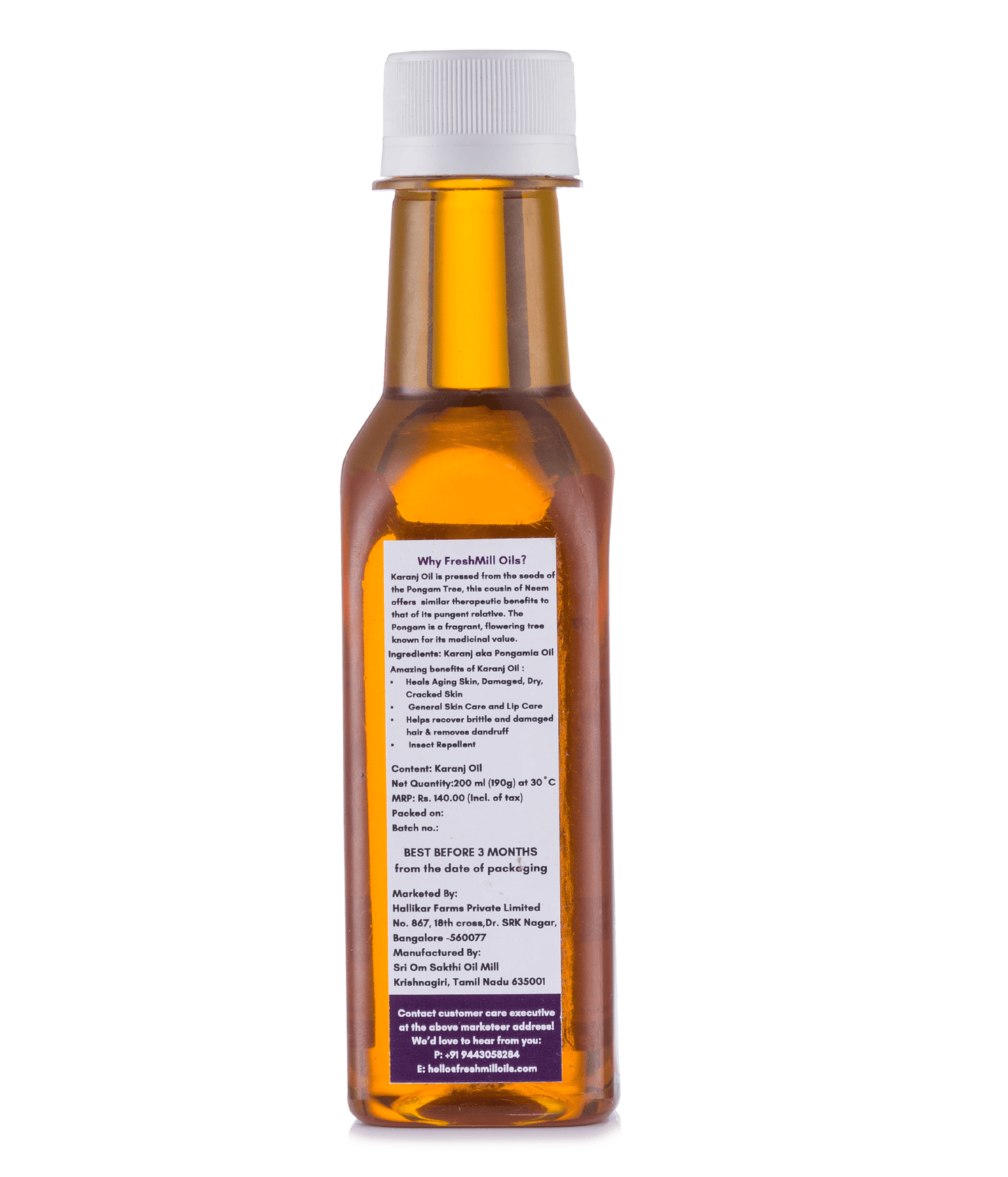 Cold Pressed Karanj Oil 200ml