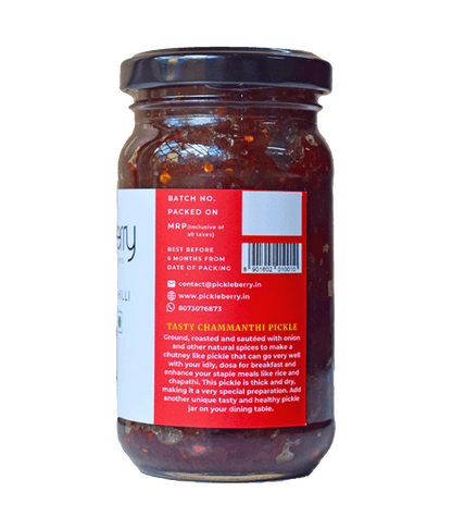 Pickleberry Homemade Roasted Red Chilli Pickle