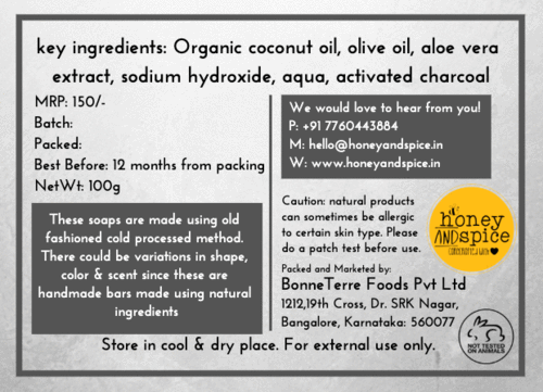 Coconut oil soap bars - pack of 3