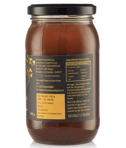 Honey and Spice ™ Raw Wild Honey