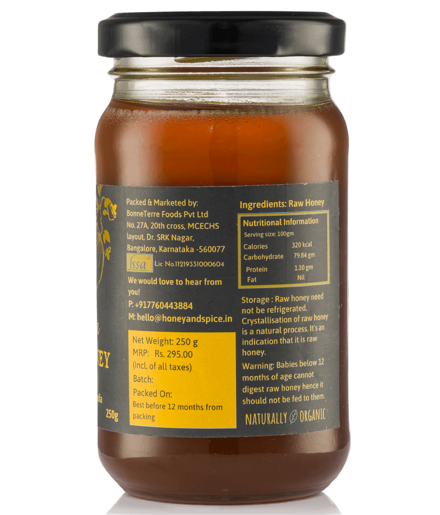 Honey and Spice ™ Raw Wild Honey