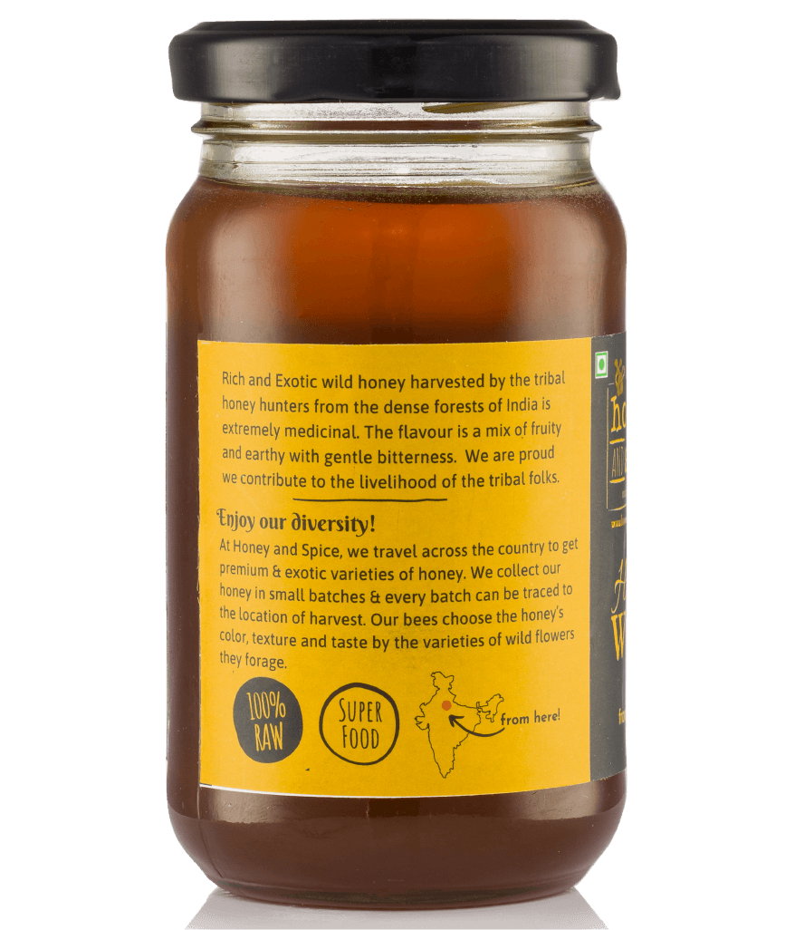 Honey and Spice ™ Raw Wild Honey